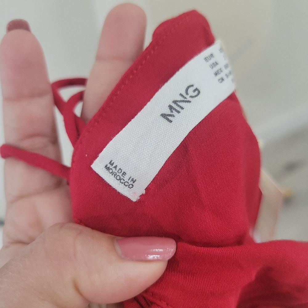 Mango Red Maxi Dress - Picture 10 of 15